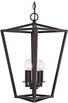 23 Inch Lantern Chandeliers For Well Known Lantern Pendant Light 4 Lt 23 Inch Tall Bronze – – Amazon (View 3 of 15)
