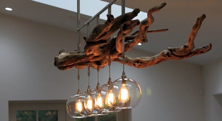 Bespoke Driftwood Chandelier Within Current Driftwood Lantern Chandeliers (View 1 of 15)