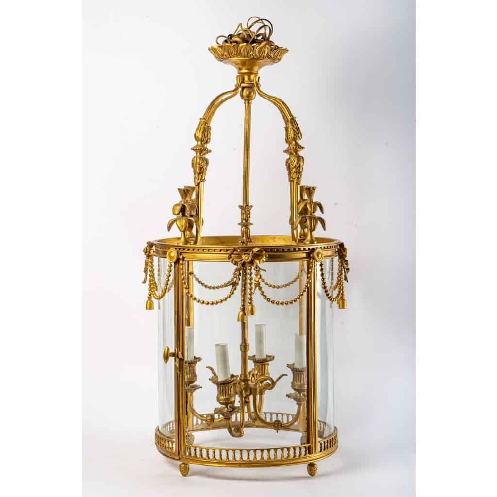 Best And Newest Louis Style Lantern Xvi In Gilded Bronze (View 11 of 15)
