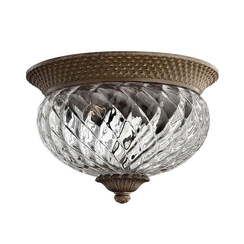 Best And Newest Pearl Bronze Lantern Chandeliers Inside Buy Hinkley Plantation Pearl Bronze Small Flush Ceiling Light (View 10 of 15)