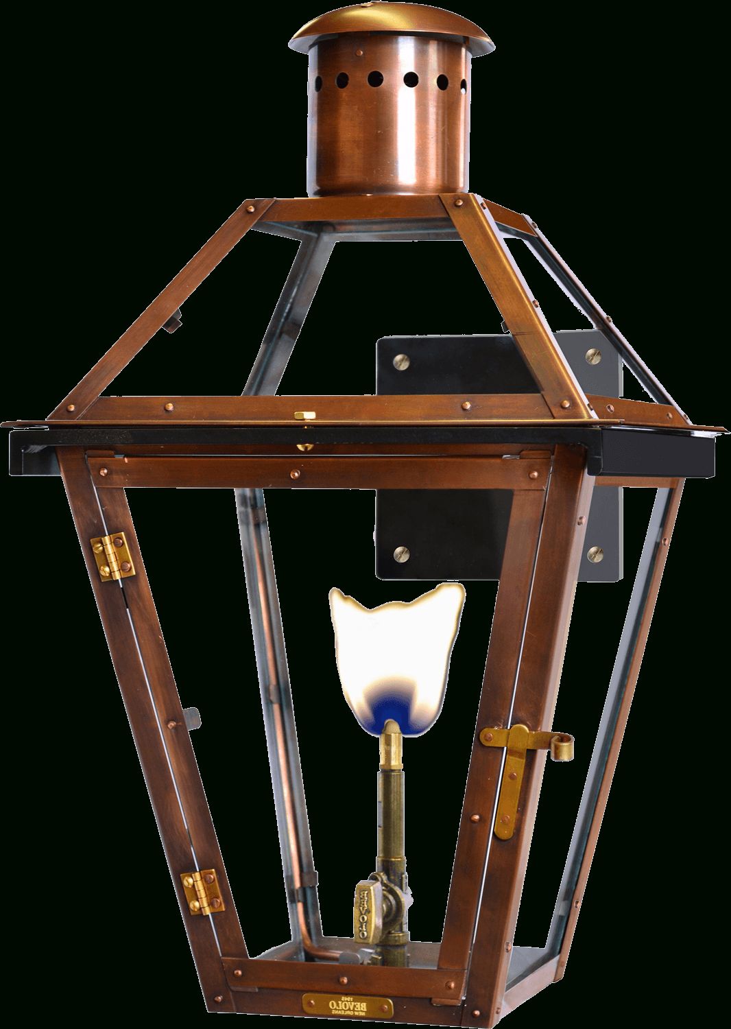 Bevolo Gas & Electric Lighting Within Copper Lantern Chandeliers (View 10 of 15)