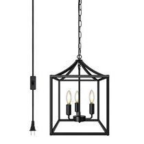 Black Finish Lantern Chandeliers You'll Love In  (View 11 of 15)
