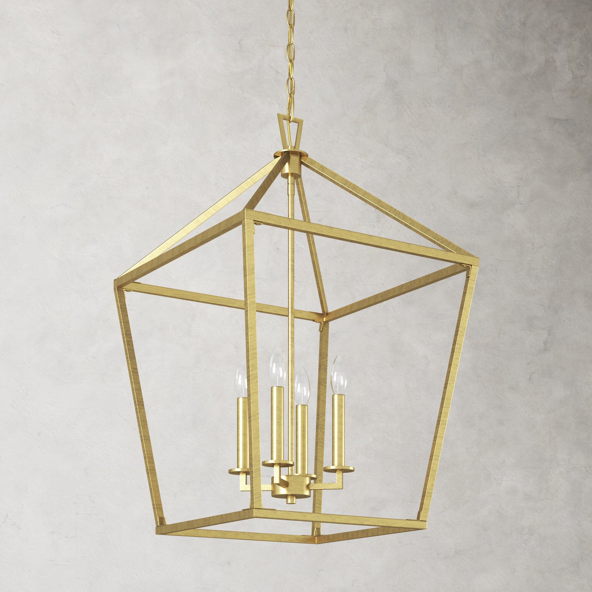 Brass Finish Lantern Chandeliers You'll Love In  (View 2 of 15)