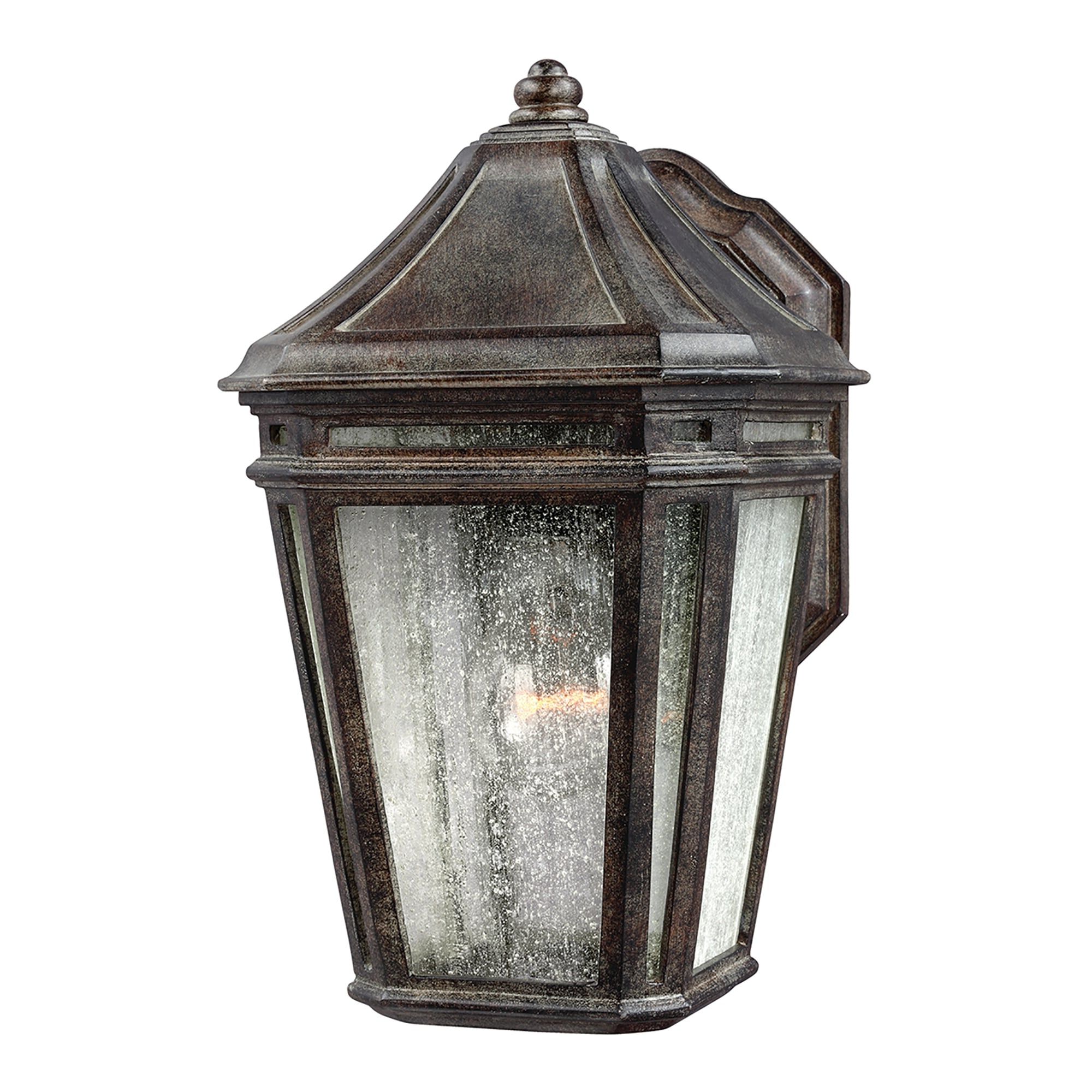 Chestnut Lantern Chandeliers With Most Up To Date Elstead Lighting Fe/londontowne Londontowne Single Light Wall Lantern In  Weathered Chestnut Finish With Seeded Glass (View 14 of 15)