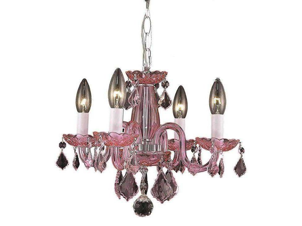 Eg7804d15pkro With Regard To Pink Royal Cut Crystals Chandeliers (View 2 of 15)