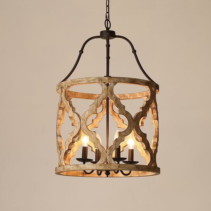 Farmhouse Chandelier, Rustic Candle Lanterns, Lantern Lights (View 15 of 15)