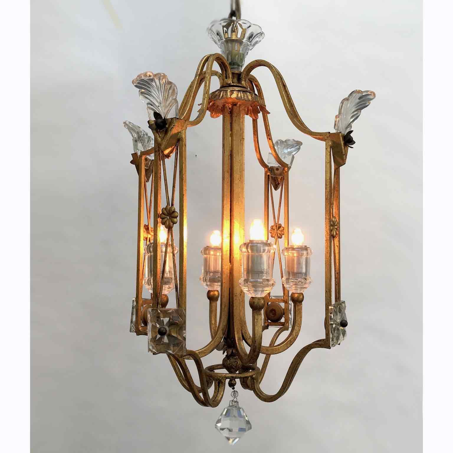 Ghilli Antiques In Milano Within Favorite Antique Gild Lantern Chandeliers (View 2 of 15)