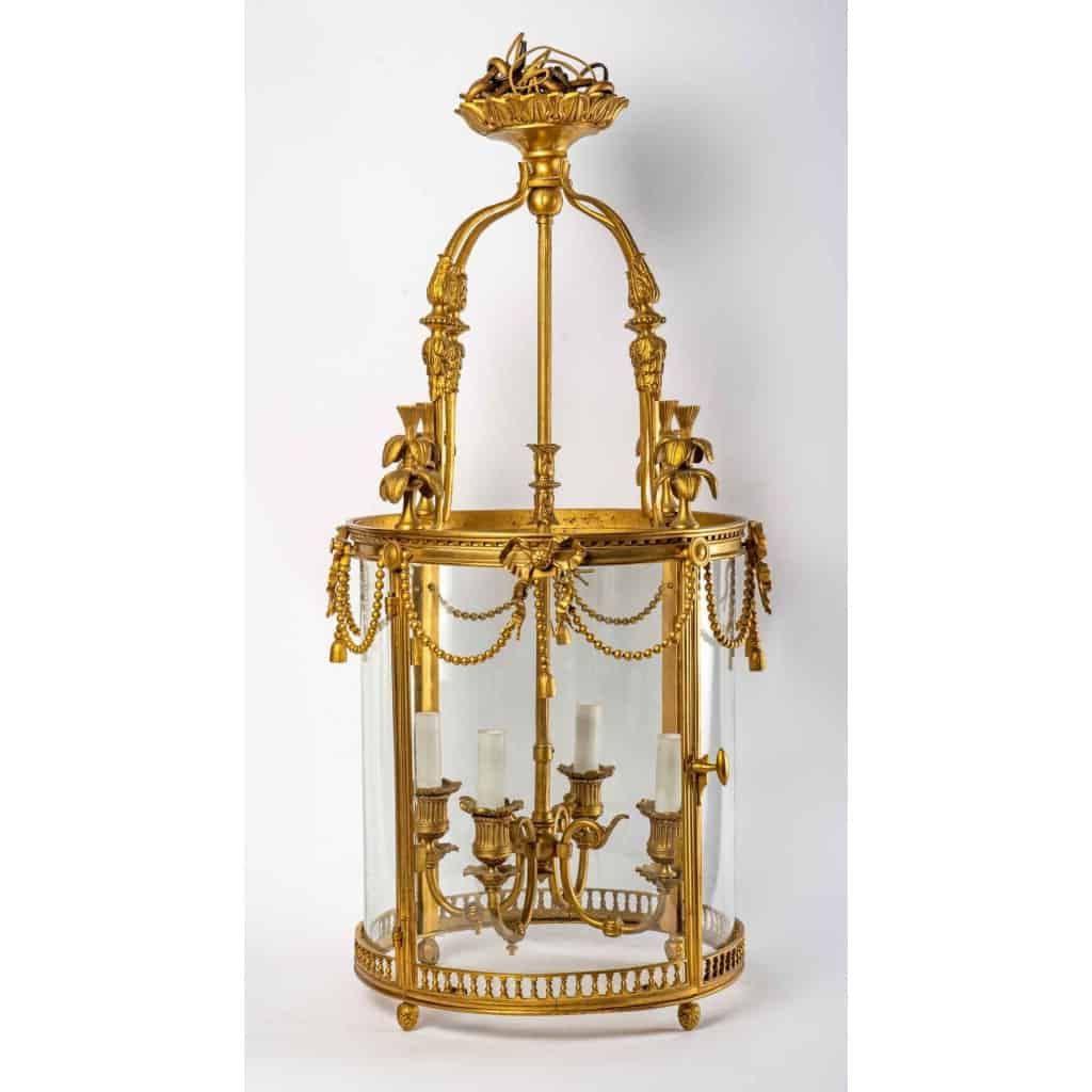 Gilded Gold Lantern Chandeliers Inside Popular Louis Style Lantern Xvi In Gilded Bronze (View 15 of 15)