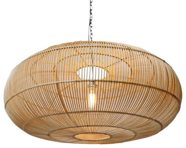 Houzz Intended For Best And Newest Natural Rattan Lantern Chandeliers (View 12 of 15)