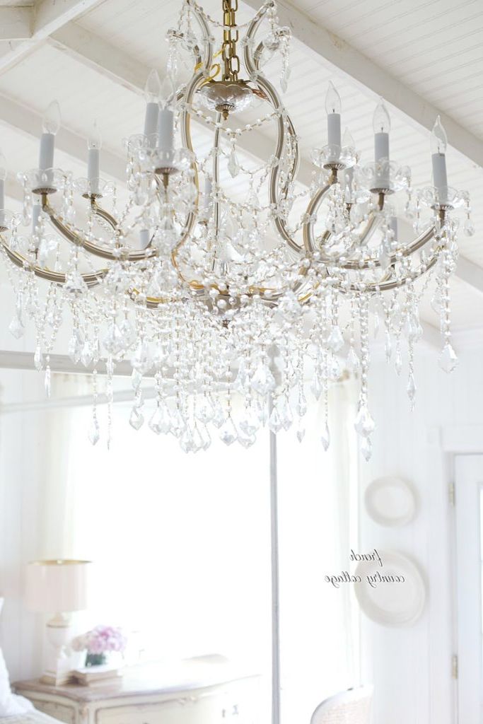 Latest How To Get French Cottage Charm With A Beautiful Chandelier – French  Country Cottage With Cottage Chandeliers (View 2 of 15)