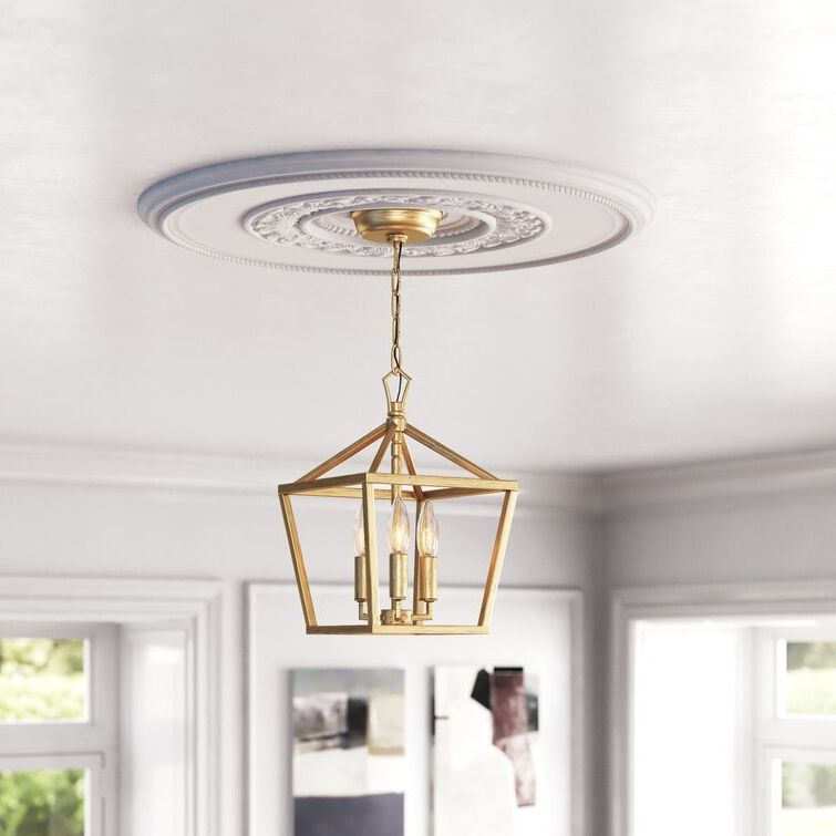 Latest Three Light Lantern Chandeliers For Kelly Clarkson Home Kay 3 – Light Lantern Chandelier & Reviews (View 2 of 15)
