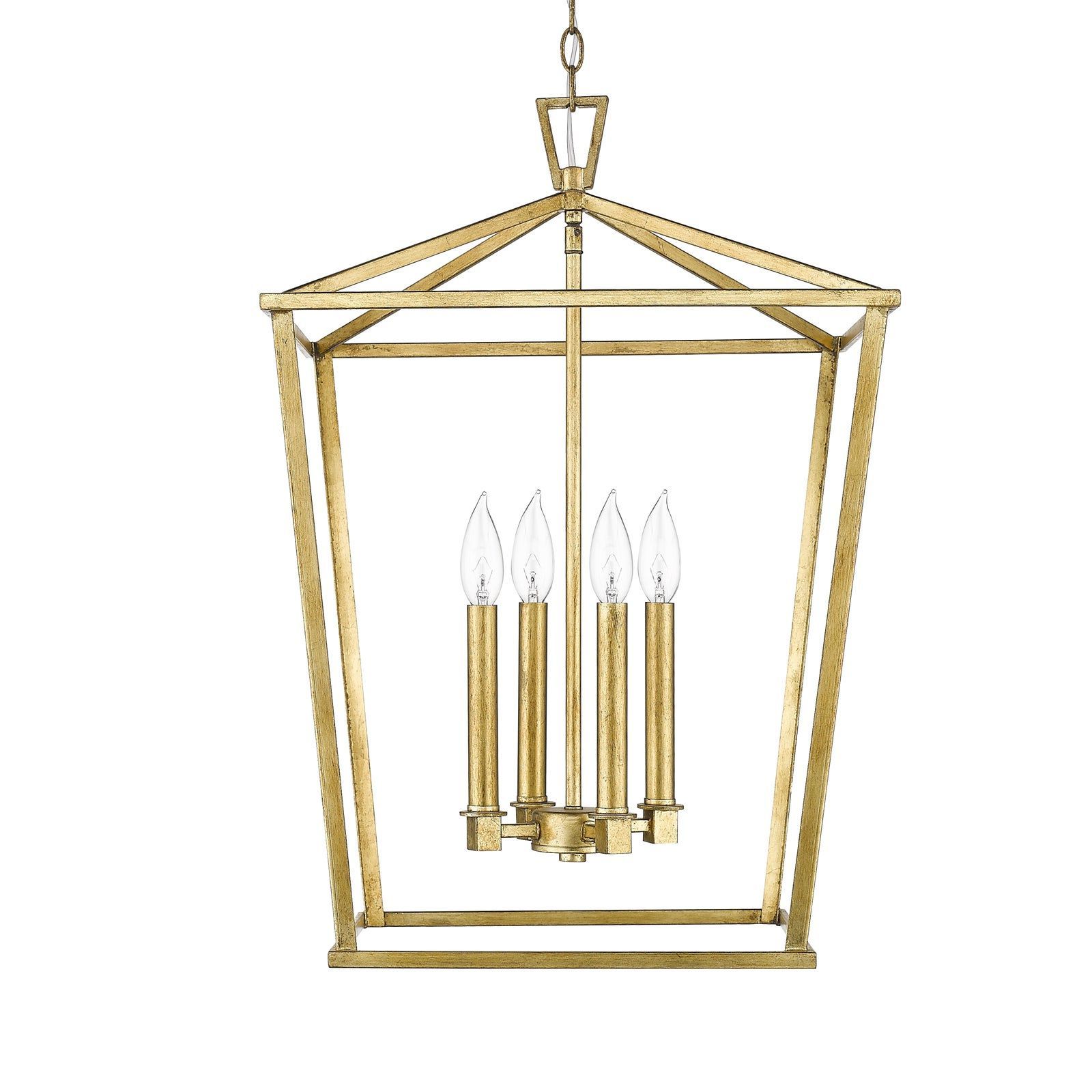 Most Current Ponce City 4 Light Pendant, Gilded Gold (View 14 of 15)