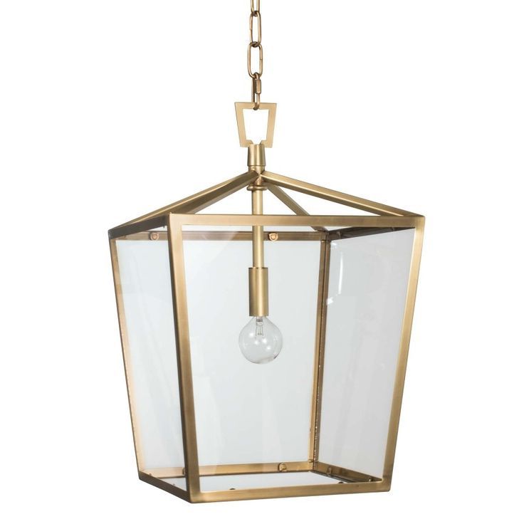 Most Current Regina Andrew Design Small Camden Lantern – Natural Brass (View 4 of 15)
