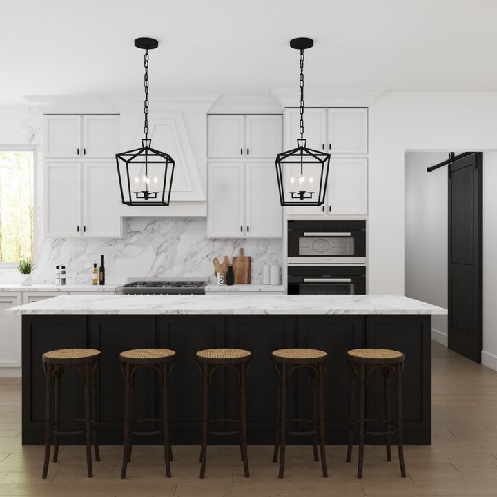 Most Recently Released Matte Black Lantern Chandeliers Within Lights (View 7 of 15)