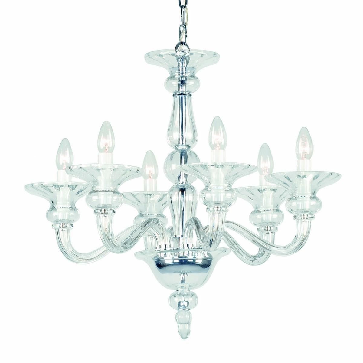 Most Recently Released Transparent Glass Chandeliers Inside Clear Glass Chandelier Preciosa Odetta  (View 10 of 15)