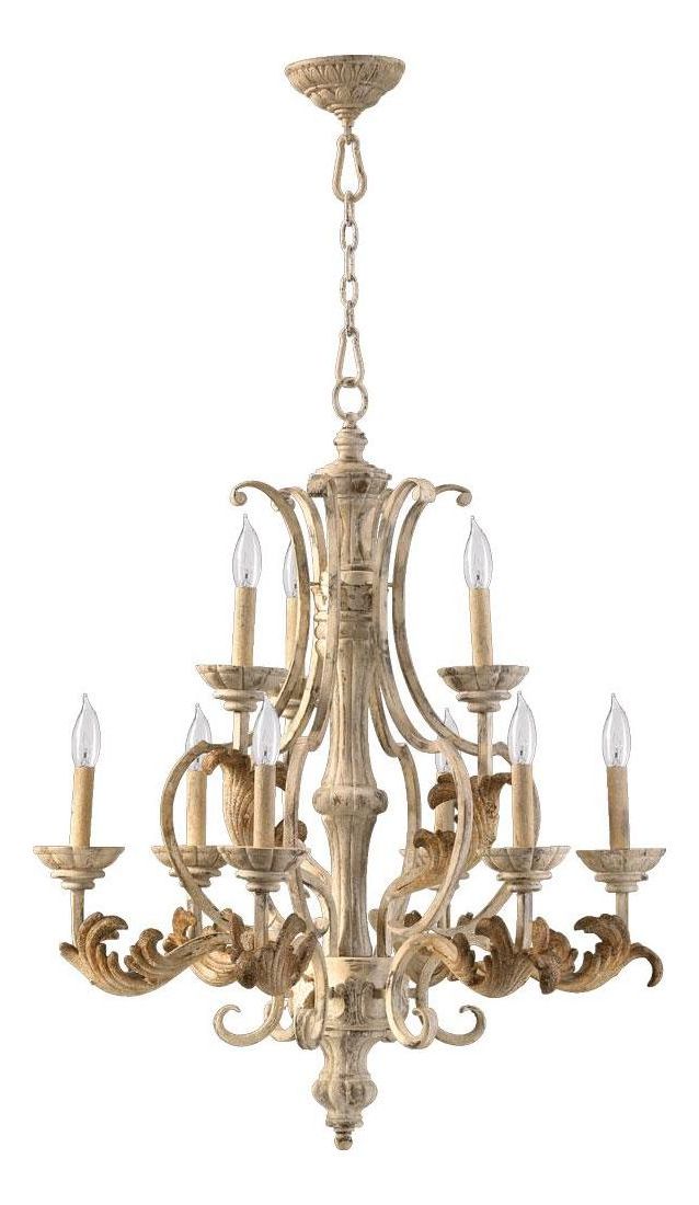 Quorum Nine Light Persian White Up Chandelier Persian White 6037 9 70 From  Florence Collection Within Newest Persian White Chandeliers (View 14 of 15)