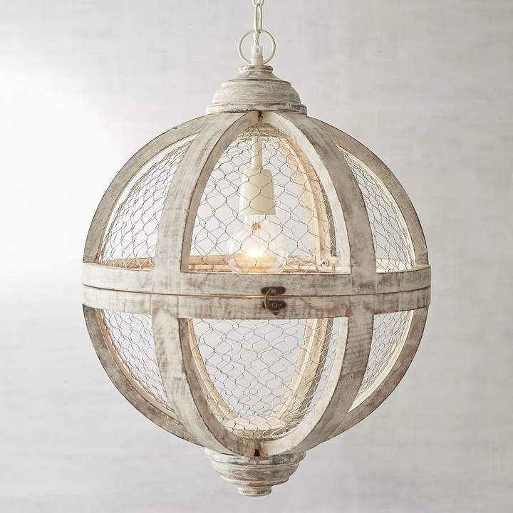 Rustic  Dining Room Lighting, Wooden Pendant Lighting, Wooden Light Fixtures Regarding Gray Wash Lantern Chandeliers (View 5 of 15)