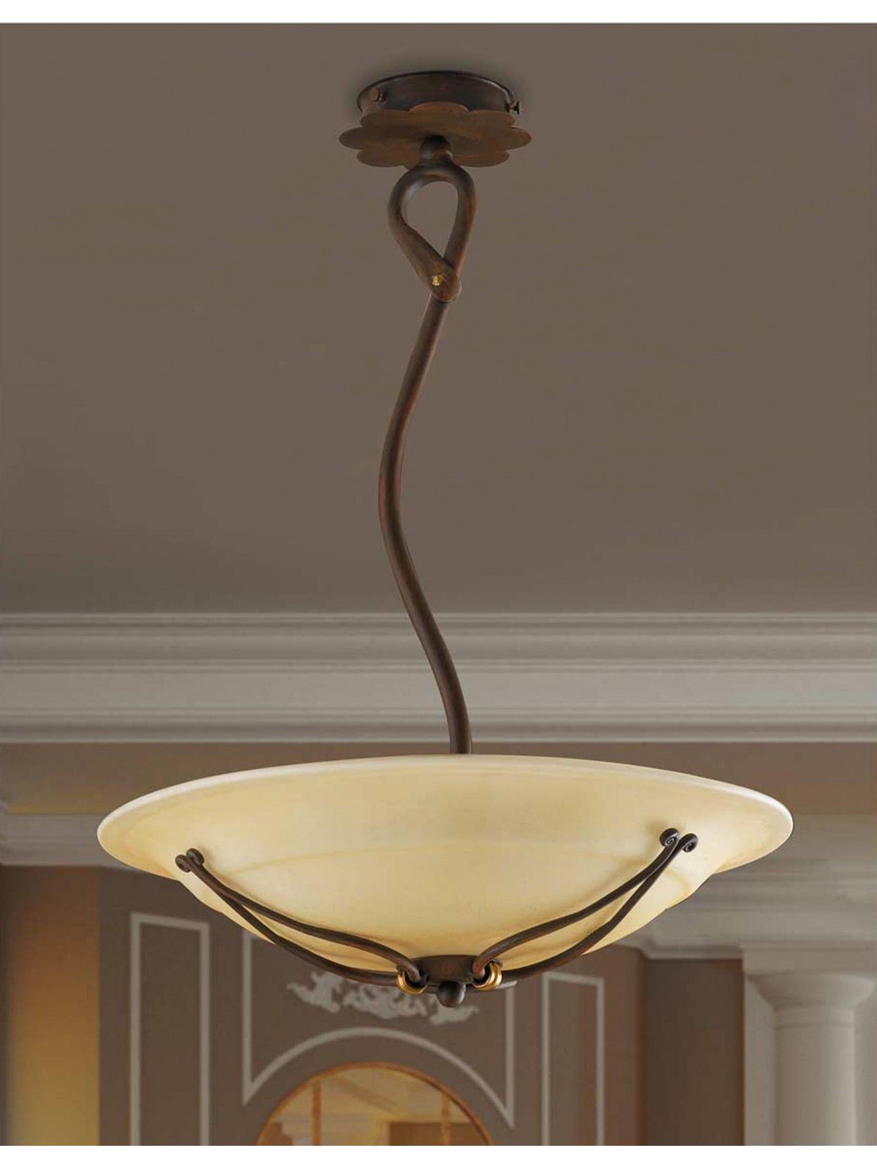Rusty Gold Chandeliers With Most Popular Classic Chandelier In Rust Gold Wrought Iron 3 Lights So 109/ (View 2 of 15)