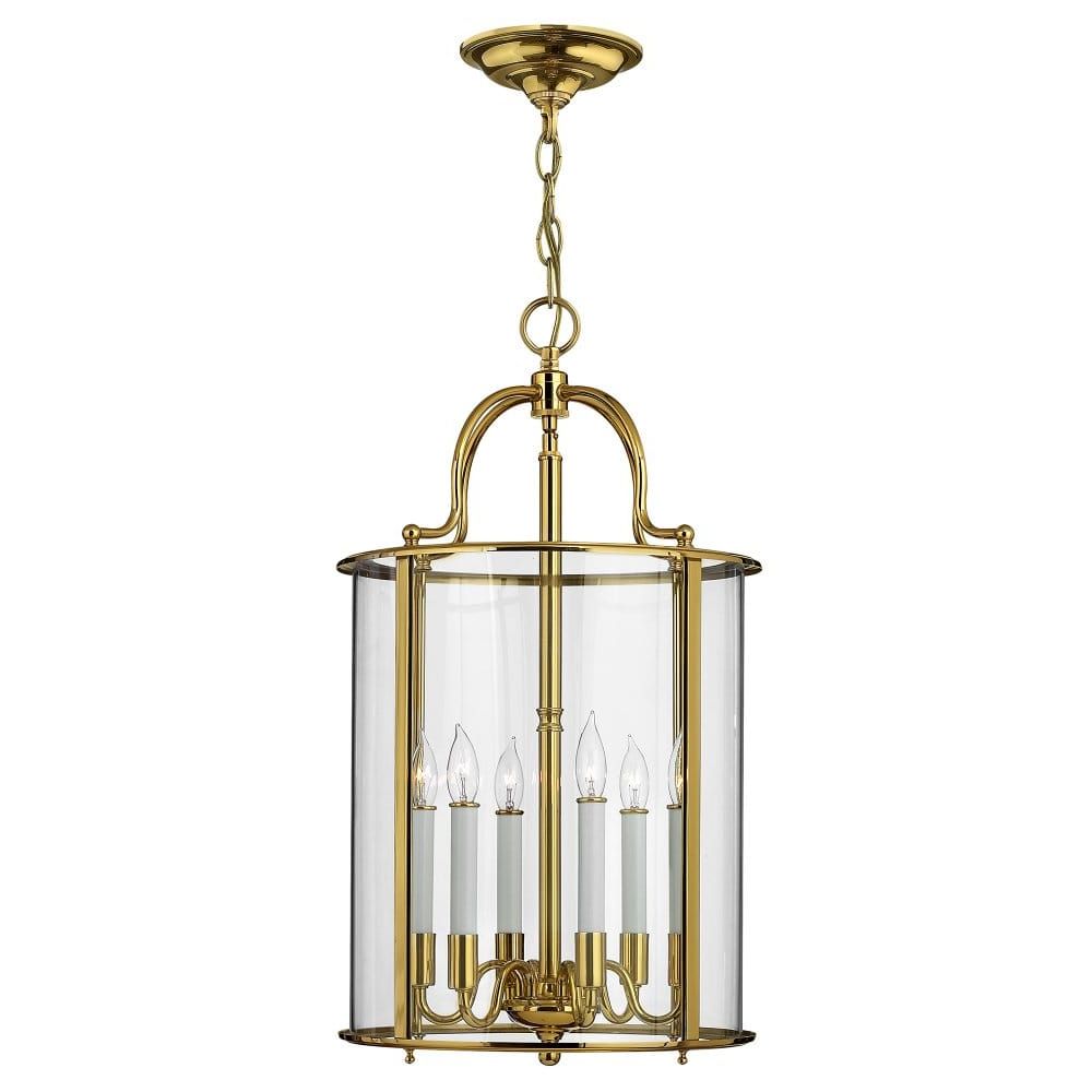 Traditional Large Lantern Ceiling Pendant In Polished Brass Within Well Liked Burnished Brass Lantern Chandeliers (View 2 of 15)