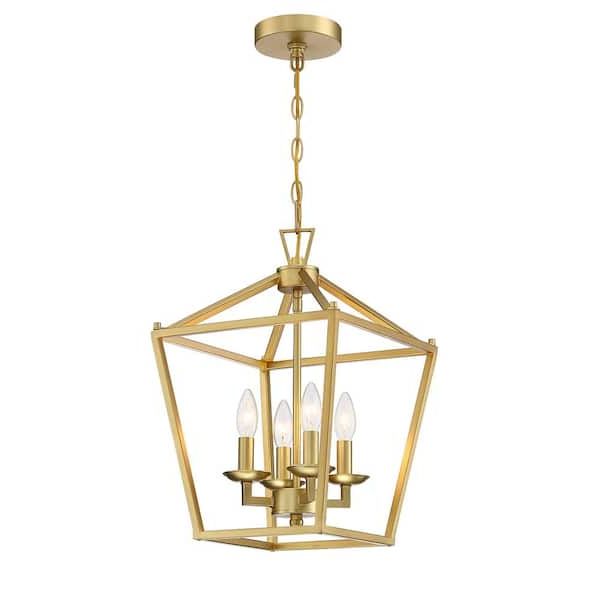 Widely Used Warm Brass Lantern Chandeliers Pertaining To Hukoro 12 In (View 11 of 15)