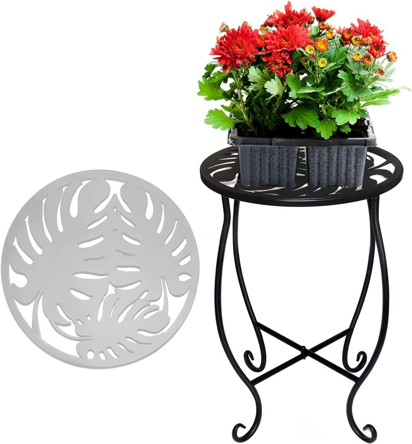 15 Inch Plant Stands Intended For 2020 15'' Tall Plant Stand For Flower Pot, 10 Inch Round Metal Plant  Stand Indoor, De (View 13 of 15)