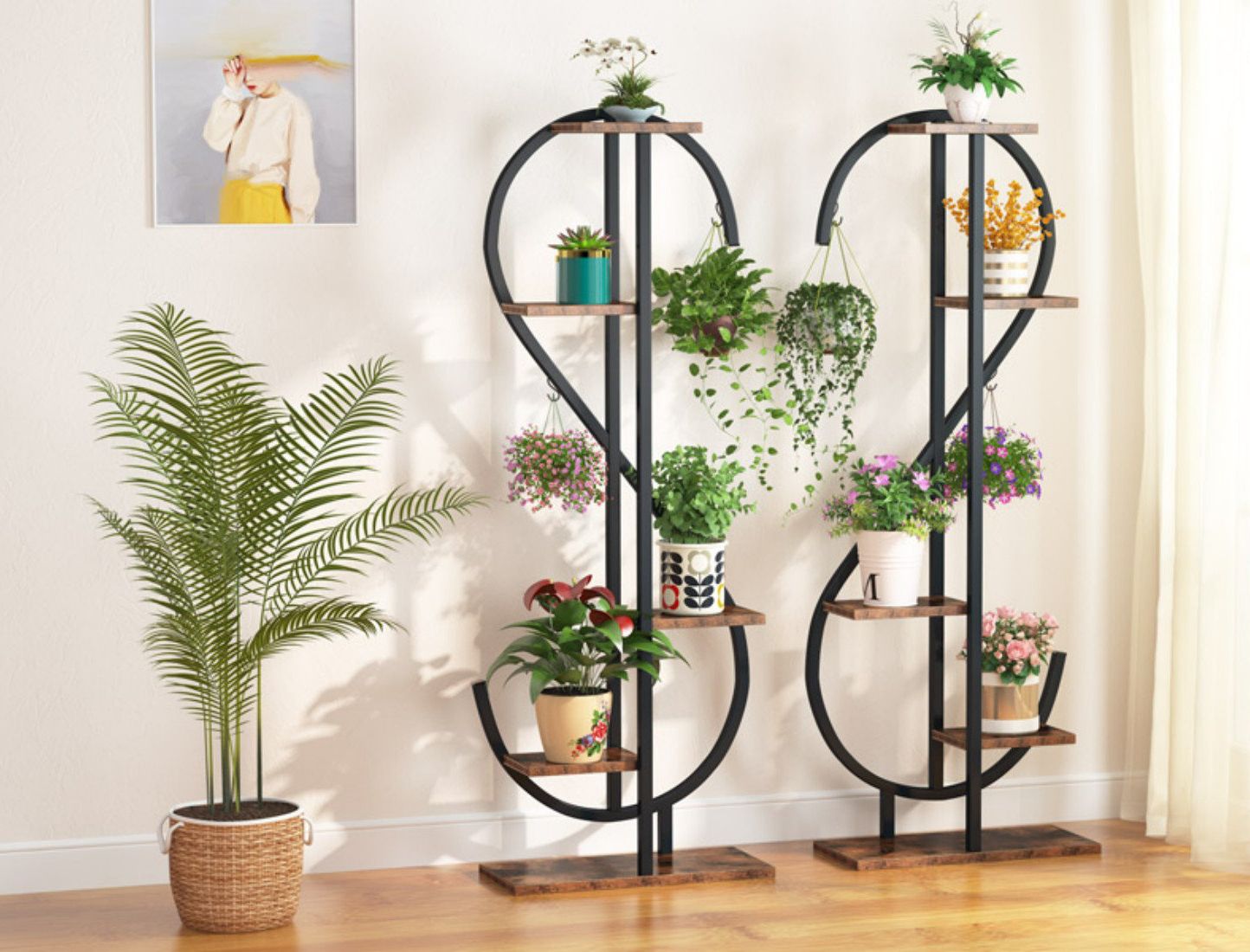 17 Stories Lazzat Rectangular Multi Tiered Plant Stand (View 12 of 15)