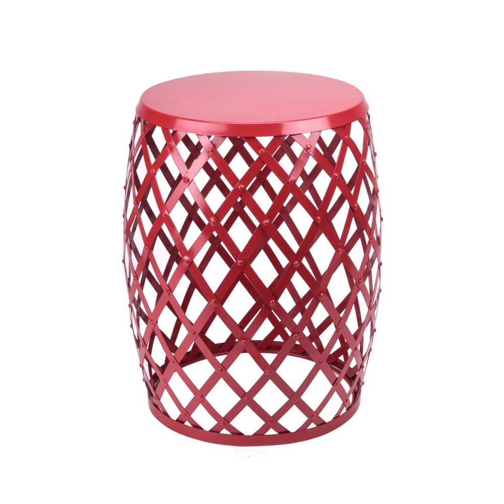18 In Red Outdoor Round Steel Plant Stand At Lowes With Latest Red Plant Stands (View 1 of 15)