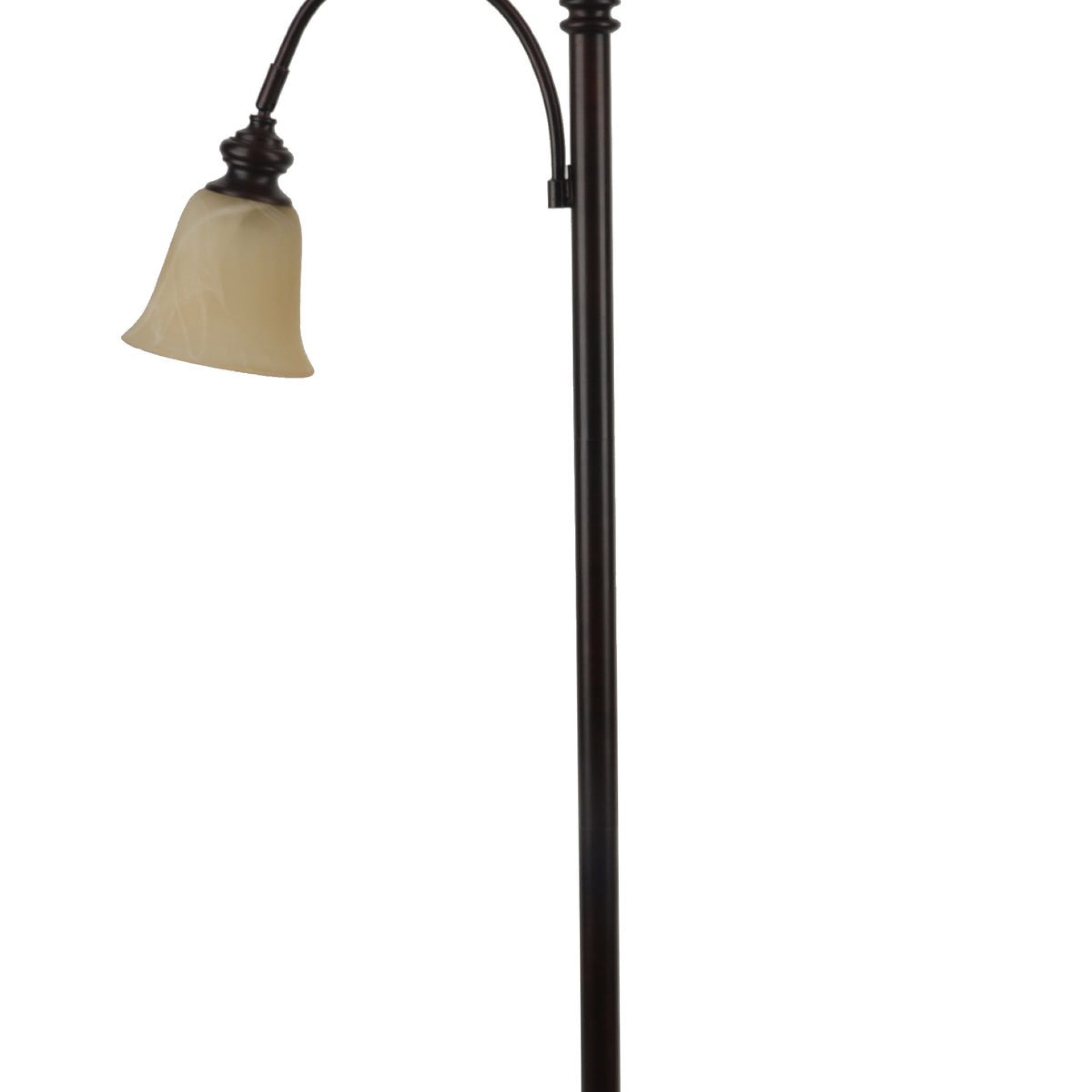 2019 Woodbine 72 In Dark Oil Rubbed Bronze Torchiere With Reading Light Floor  Lamp In The Floor Lamps Department At Lowes Within Dark Bronze Standing Lamps (View 15 of 15)
