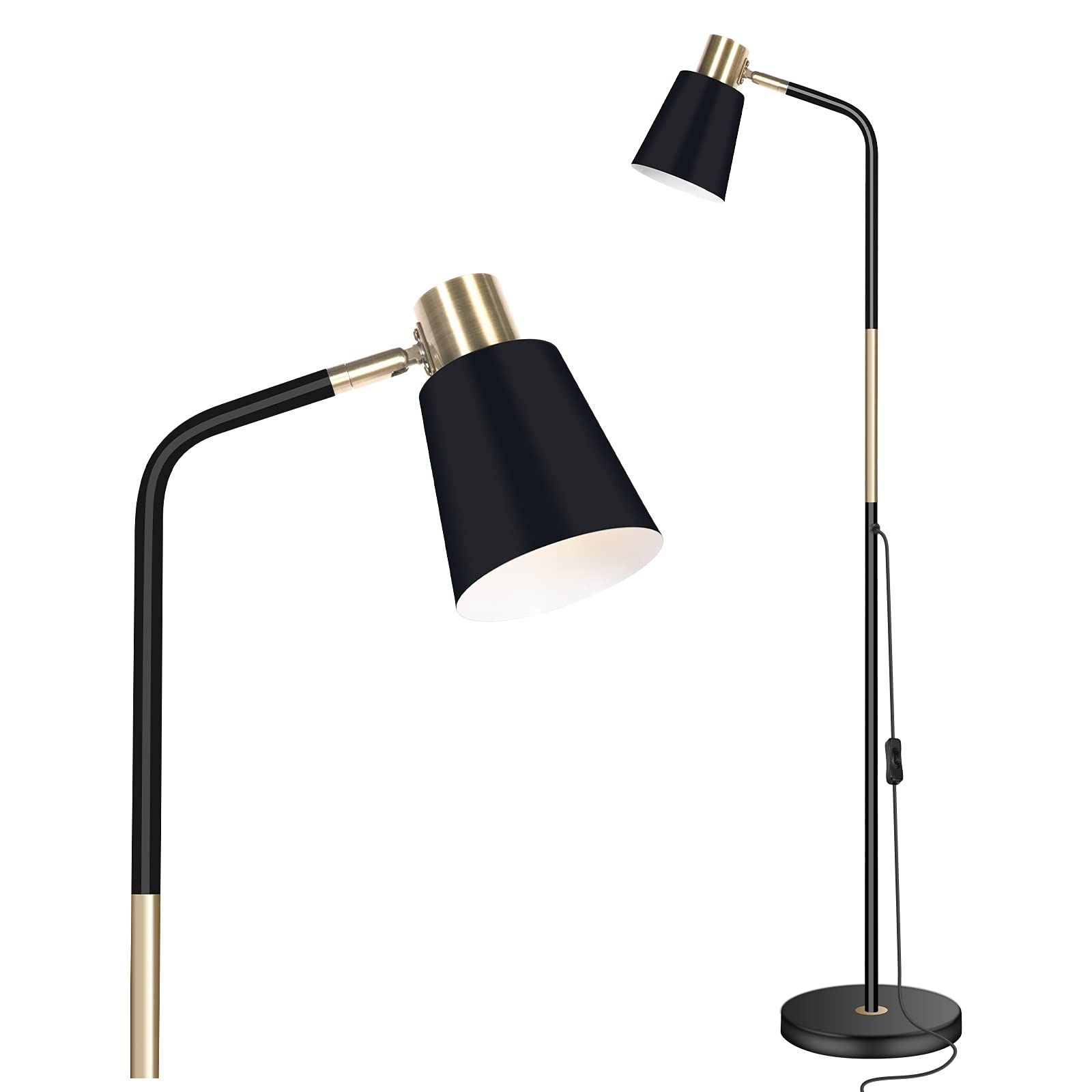 2020 Adjustable Height Standing Lamps With Niosta Floor Lamp, Industrial Floor Lamp Height Adjustable 360°rotation  Lampshade Modern Standing Lamp, Floor (View 2 of 15)