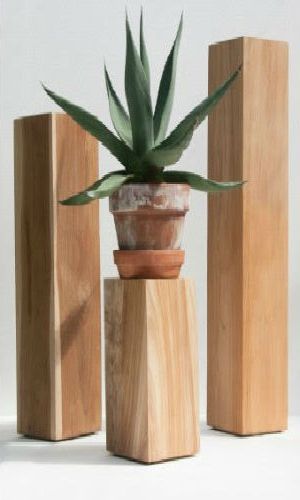 24 Inch Plant Stands Inside Famous Solid Teak Plant Stands – Square: Landcraft Environments (View 12 of 15)