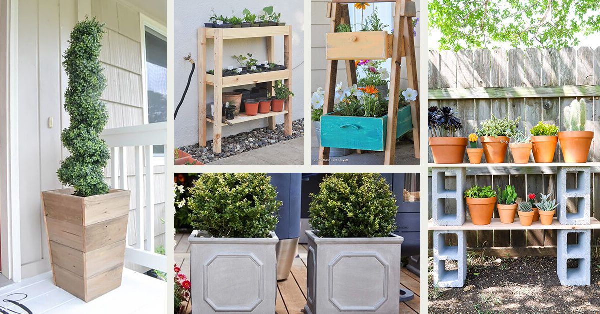 30 Best Diy Outdoor Plant Stand Ideas To Add Color To Your Porch In 2022 Throughout 2019 Outdoor Plant Stands (View 8 of 15)