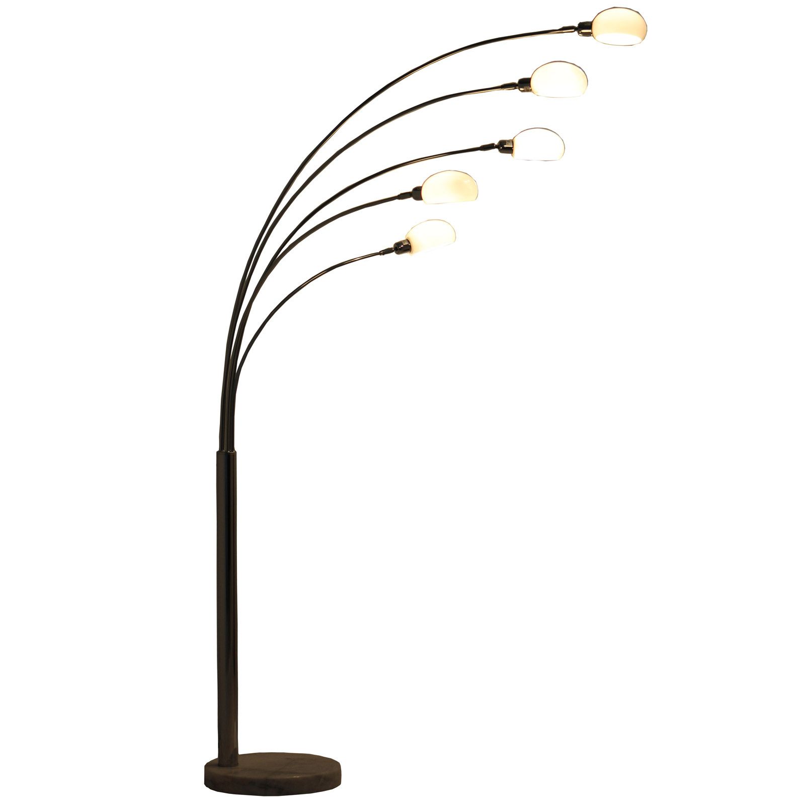5 Light Standing Lamps With Regard To Well Known Lounge Chrome 5 Light Floor Lamp (View 10 of 15)
