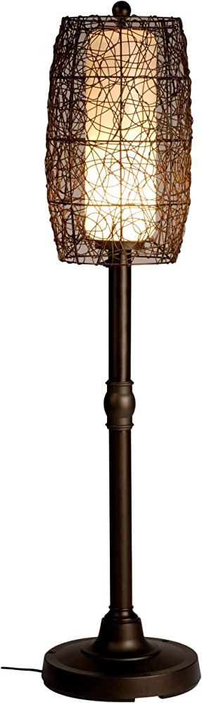 58 Inch Standing Lamps Within 2019 Bristol 68277 Bronze 58 Inch Floor Lamp With Walnut Shade – Automotive  General Purpose Light Bulbs – Amazon (View 4 of 15)