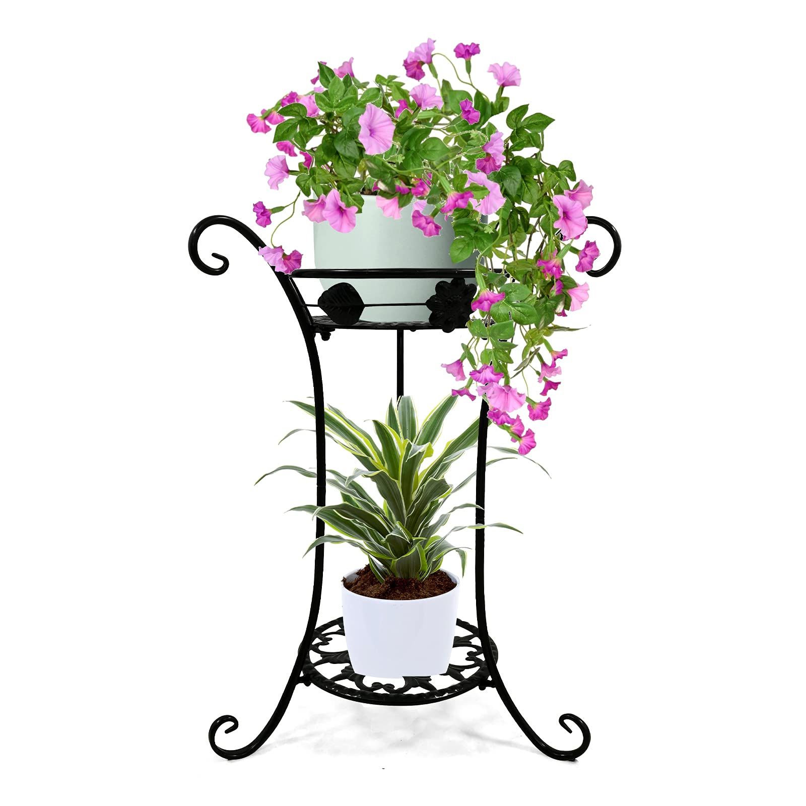 Amazon: Lilybud–lily Plant Stand 2 Tier, Plant Stand Indoor Outdoor,   (View 9 of 15)