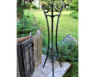 Antique Ornate Ornamental Iron Rare Victorian Fish Bowl Stand – Etsy Norway Regarding Preferred Fishbowl Plant Stands (View 15 of 15)