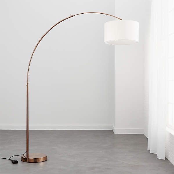 Arc Standing Lamps In Best And Newest Big Dipper Arc Brass Floor Lamp + Reviews (View 12 of 15)