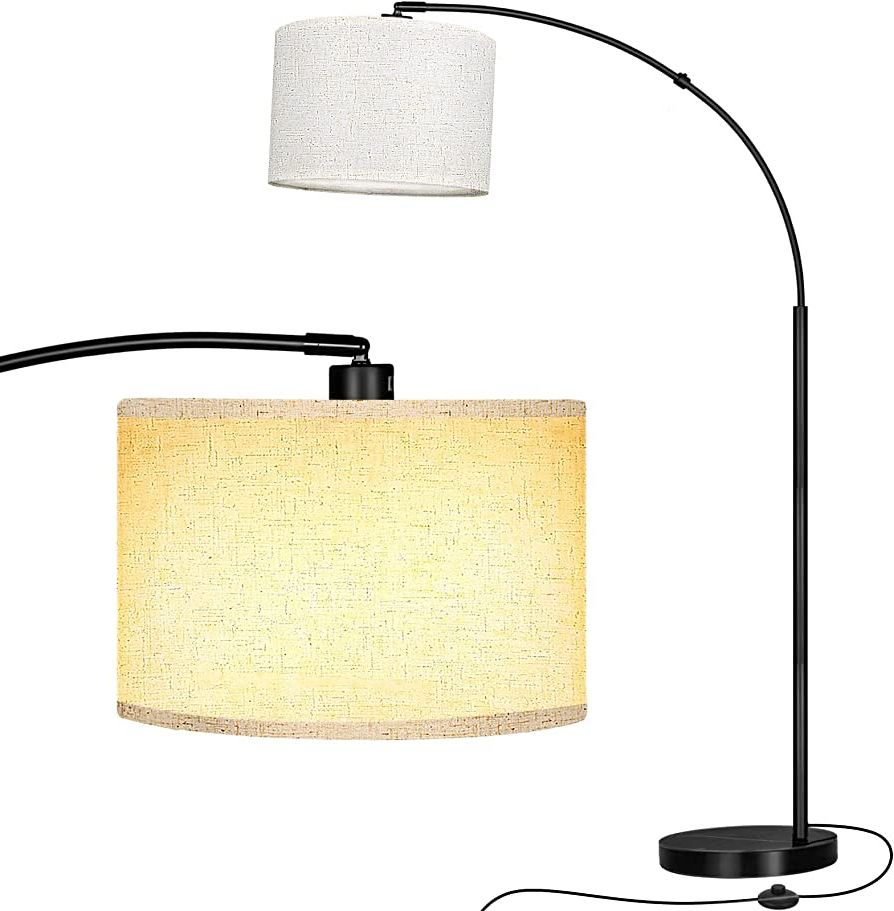Best And Newest Marble Base Standing Lamps With Regard To Momyofdy 77" Arc Floor Lamps W (View 6 of 15)