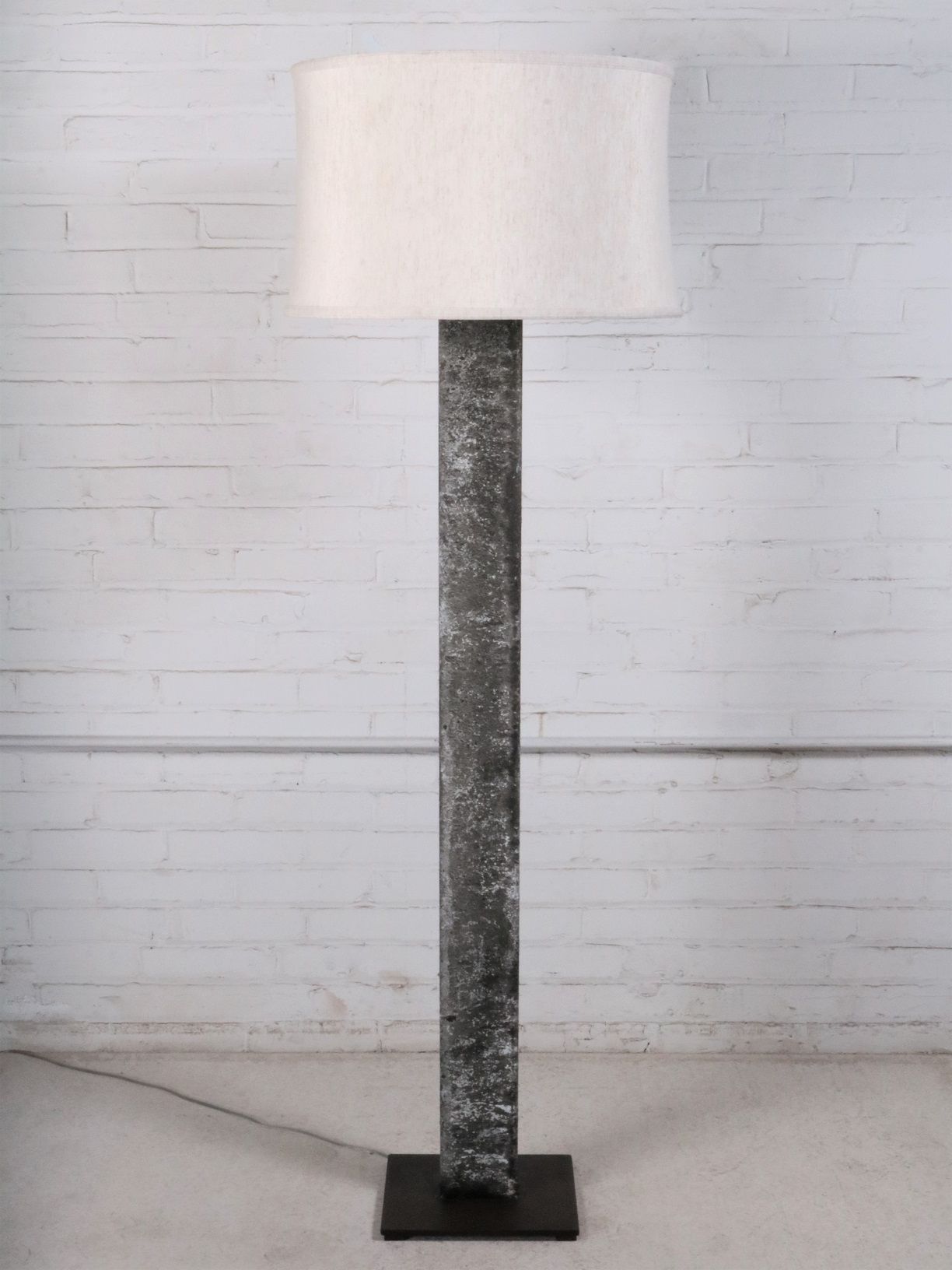 Best And Newest Rectangle Post Floor Lamp (floor Lamp Post) – Ferro Designs Inside Steel Standing Lamps (View 6 of 15)