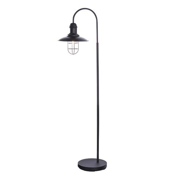 Black Floor Lamp, Floor Lamp,  Arched Floor Lamp In Most Recent Matte Black Standing Lamps (View 11 of 15)