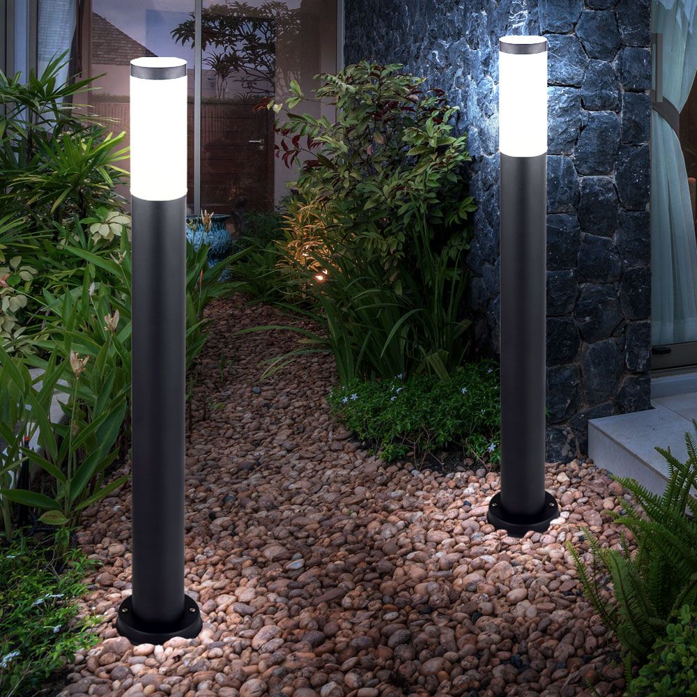 [%[bundle] Set Of 2 Stainless Steel Standing Lamp Garden Path Lighting  Outdoor Stand Light Anthracite In A Set Including Led Bulbs | Meine Lampe Intended For Well Known Stainless Steel Standing Lamps|stainless Steel Standing Lamps In Popular [bundle] Set Of 2 Stainless Steel Standing Lamp Garden Path Lighting  Outdoor Stand Light Anthracite In A Set Including Led Bulbs | Meine Lampe|widely Used Stainless Steel Standing Lamps For [bundle] Set Of 2 Stainless Steel Standing Lamp Garden Path Lighting  Outdoor Stand Light Anthracite In A Set Including Led Bulbs | Meine Lampe|most Recent [bundle] Set Of 2 Stainless Steel Standing Lamp Garden Path Lighting  Outdoor Stand Light Anthracite In A Set Including Led Bulbs | Meine Lampe For Stainless Steel Standing Lamps%] (View 15 of 15)