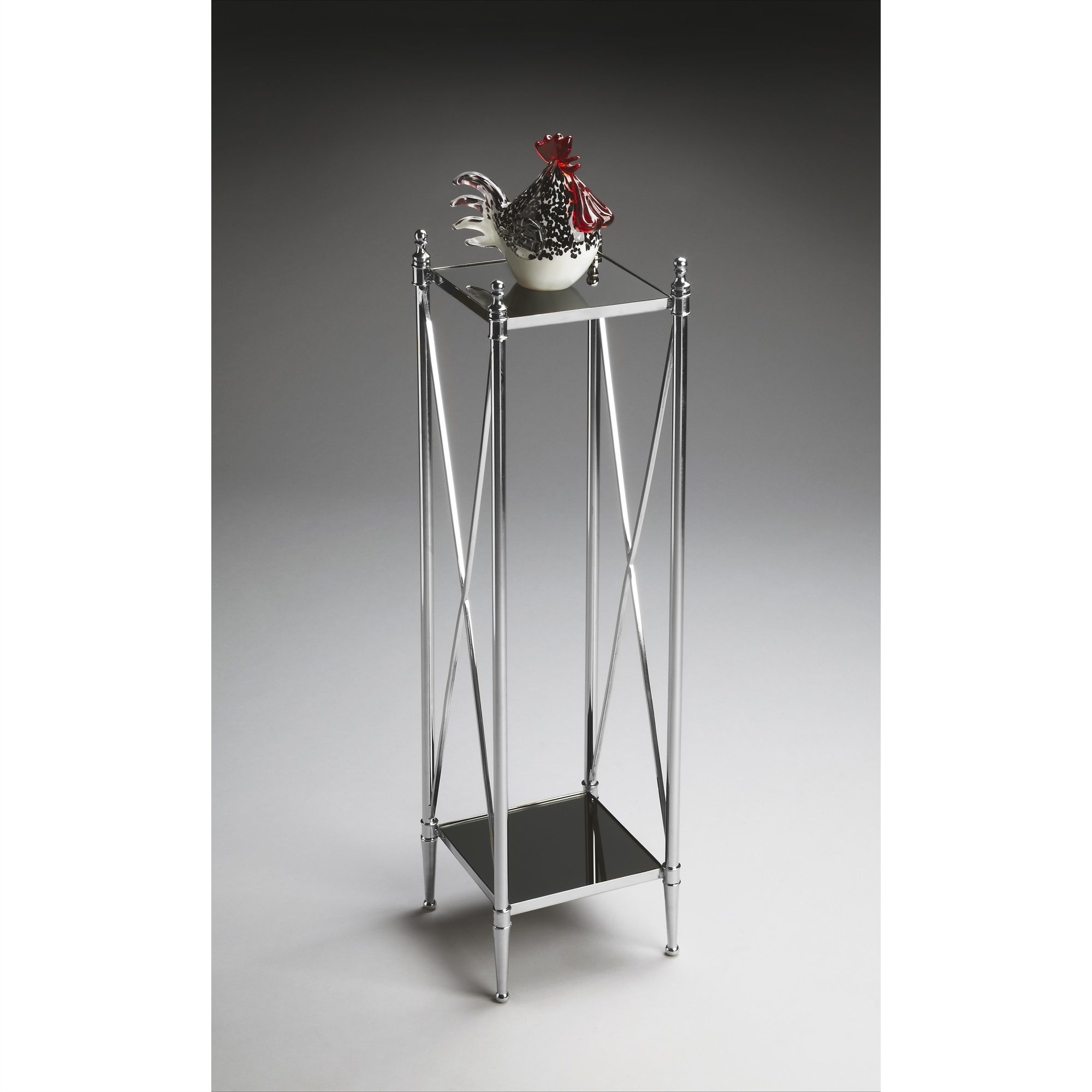 Butler Pedestal Plant Stand – Nickel – Walmart For Widely Used Nickel Plant Stands (View 1 of 15)