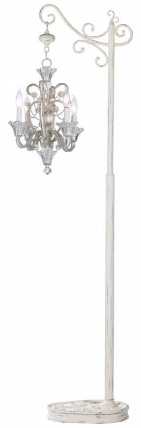 Chandelier Floor Lamp, Stylish  Chandelier, Shabby Chic Diy Throughout Favorite Chandelier Style Standing Lamps (View 4 of 15)