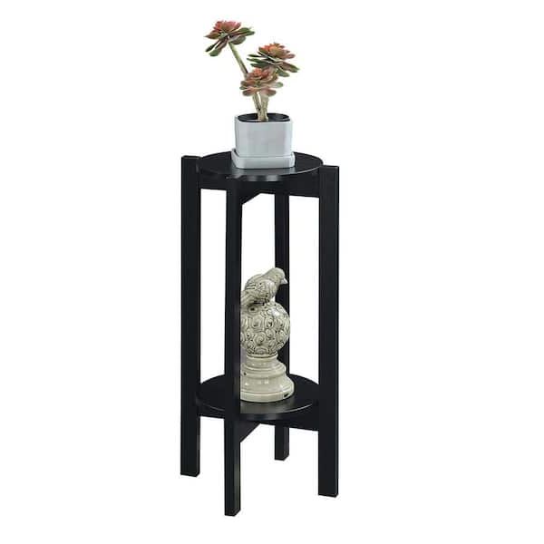 Convenience Concepts Newport Black Deluxe Plant Stand U14 186 – The Home  Depot In 2020 Prism Plant Stands (View 15 of 15)