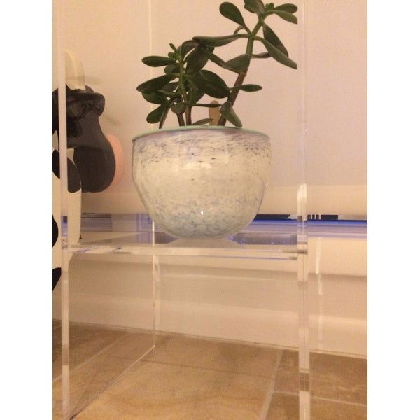 Crystal Clear Plant Stands Throughout Current Top Product Reviews For Handmade Butler Crystal Clear Acrylic Plant Stand  (philippines) – 12079193 – Overstock (View 4 of 15)