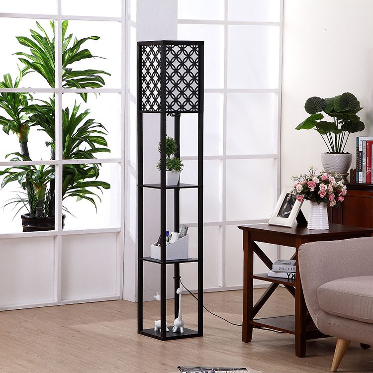 Current Asian Tower Book Shelves, Combo Narrow Side Table With Standing Accent  Light Attached, 3 Tier Floor Lamp – China Tower Floor Lamp And Wood Floor  Lamp Pertaining To 3 Tier Standing Lamps (View 13 of 15)