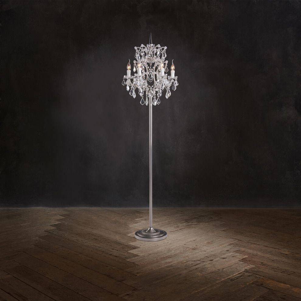 Current Wide Crystal Standing Lamps Intended For Crystal Floor Lamp – Timothy Oulton (View 2 of 15)