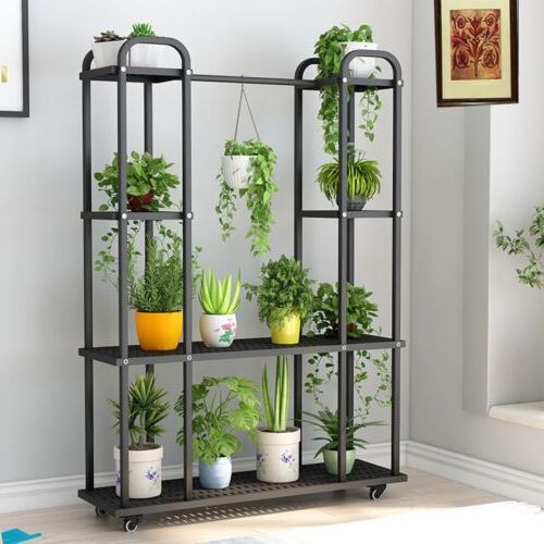 Ebay Inside Most Popular Four Tier Metal Plant Stands (View 7 of 15)