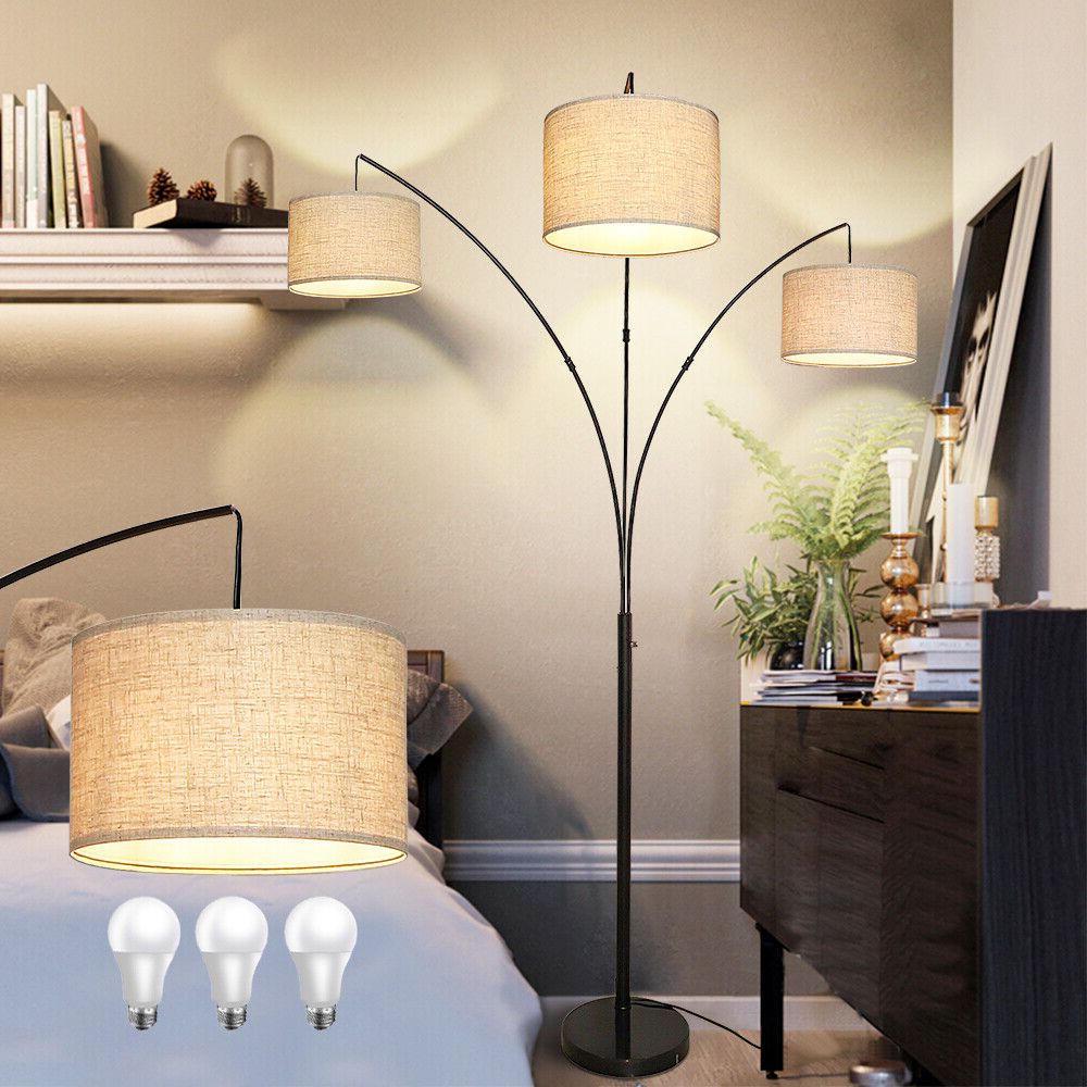 Ebay Regarding 3 Light Standing Lamps (View 7 of 15)