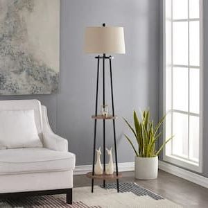 Famous 59 Inch Standing Lamps In 3 Way – Floor Lamps – Lamps – The Home Depot (View 10 of 15)