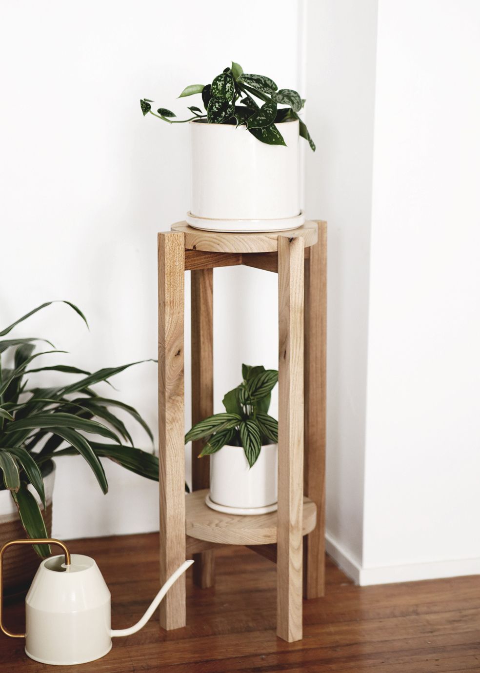 Famous Diy Wood Plant Stand – A Simple Diy With A Video Tutorial For Wood Plant Stands (View 9 of 15)